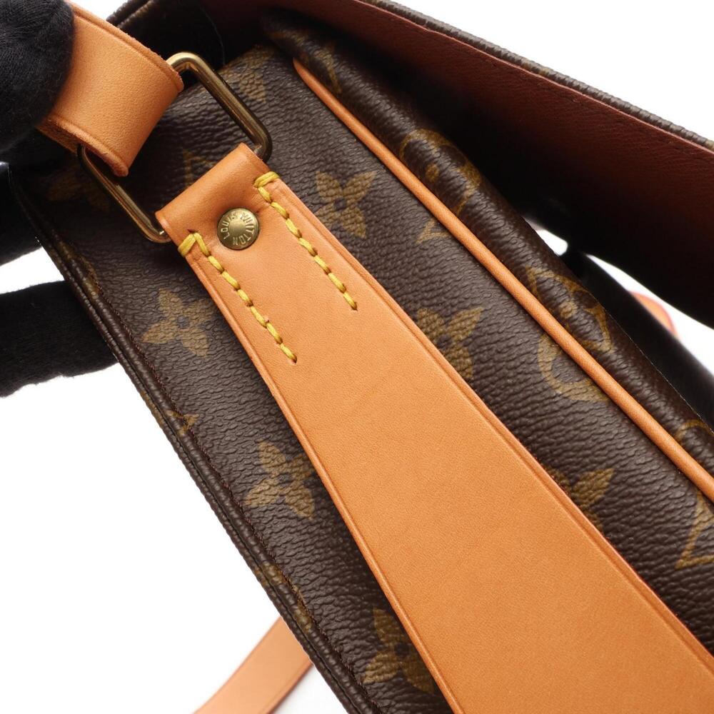LOUIS VUITTON Brown Monogram Leather Shoulder Bag - Picture 9 of 12